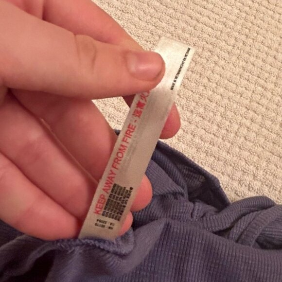 Free People Intimately Blue Ribbed Tank Top (Women’s M) - Picture 7 of 9